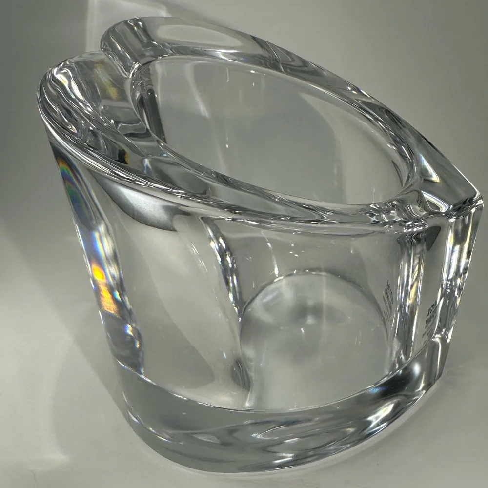 Royal‎ Limited Clear Heart Votive Candleholder 24% Full Lead Crystal
